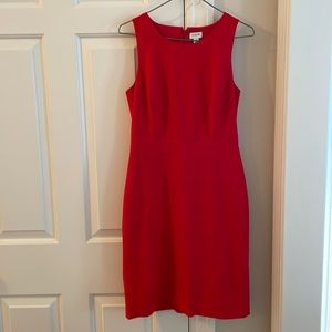 J.CREW red sleeveless dress